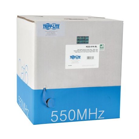 BOBINA DE CABLE CAT6 TRIPP LITE N222-01K-BL 305M AZUL