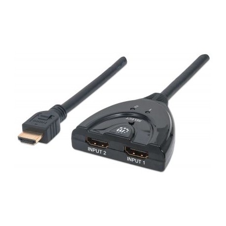 SWITCH HDMI MANHATTAN 2 PUERTOS 207416