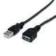 CABLE EXTENSION USB 2.0 MACHO A HEMBRA USB A STARTECH USBEXTAA3BK