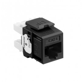 CONECTORES QUICKPORT CAT. 6 EXTREME 6+ NEG LEVITON 61110-RE6