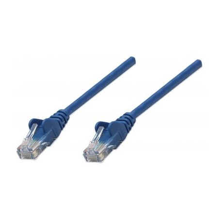 CABLE PATCH CAT 5E, UTP 5.0F (1.5MTS) INTELLINET COLOR AZUL 338400