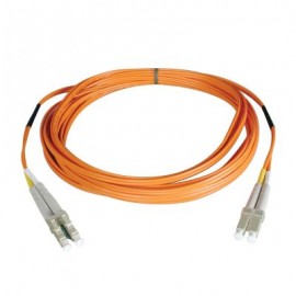 CABLE TRIPP LITE FIBRA OPTICA DUPLEX LC MACHO 15M NARANJA N320-15M
