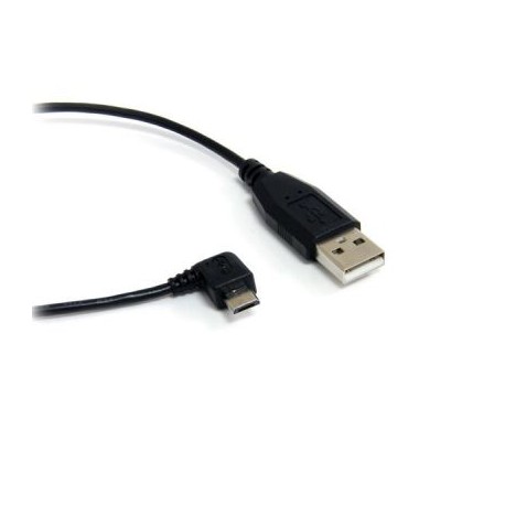 CABLE CARGADOR 0.9M USB 2.0 MICROUSB B ACODADO STARTECH UUSBHAUB3RA