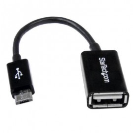 CABLE 12CM ADAP MICRO USB  MACHO A USB A HEMBRA OTG STARTECH UUSBOTG