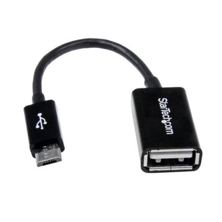 CABLE 12CM ADAP MICRO USB  MACHO A USB A HEMBRA OTG STARTECH UUSBOTG