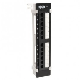 PANEL DE CONEXIONES TRIPPLITE 12 PUERTOS CAT5/6 INST PARED RJ45