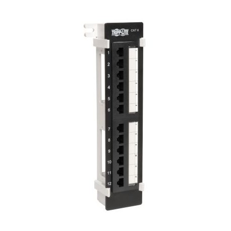 PANEL DE CONEXIONES TRIPPLITE 12 PUERTOS CAT5/6 INST PARED RJ45