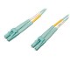 CABLE FIBRA OPTICA TRIPP LITE OM4 LSZH LC MACHO 1M AQUA N820-01M-OM4