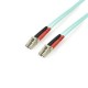CABLE FIBRA DUPLEX STARTECH.COM 3 MTS MULTIMODO OM4100GB AZUL