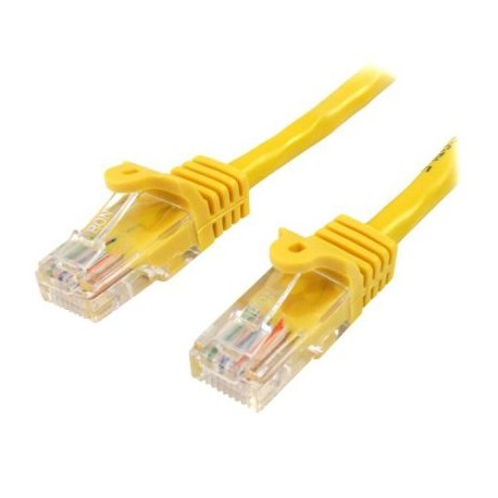 CABLE PATCH STARTECH CAT5 RJ-45 MACHO 50CM AMARILLO 45PAT50CMYL