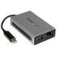 ADAPTADOR STARTECH THUNDERBOLT A USB-A 3.0/RJ45 PLATA TB2USB3GE