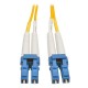 CABLE DE FIBRA OPTICA TRIPP LITE OFNR LC MACHO 3M AMARILLO N370-03M