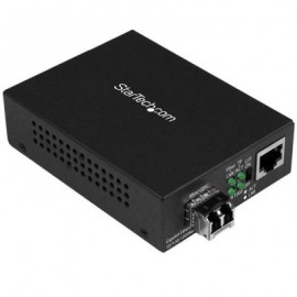 CONVERTIDOR DE MEDIOS STARTECH GIGABIT A FIBRA MULTIMODO LC 550 METROS