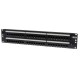 PANEL DE PARCHEO TRIPP LITE CAT5/5E 48 PUERTOS RJ-45 RACK 2U NEGRO