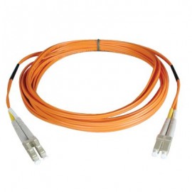 CABLE TRIPP LITE FIBRA OPTICA DUPLEX LC MACHO 1M NARANJA N320-01M
