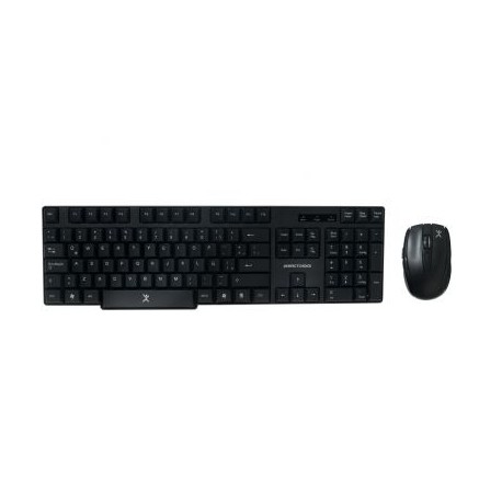 KIT DE TECLADO Y MOUSE PERFECT CHOICE, ESTÁNDAR, NEGRO, 10 M, 1600 DPI