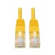 CABLE PATCH TRIPP LITE CAT5E UTP RJ-45 MACHO 1.86M AMARILLO