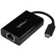 ADAPTADOR USB-C A RJ-45 STARTECH.COM 5000 MBIT/S NEGRO US1GC30PD