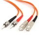 CABLE FIBRA ÓPTICA STARTECH ST MACHO A SC MACHO 1M NARANJA