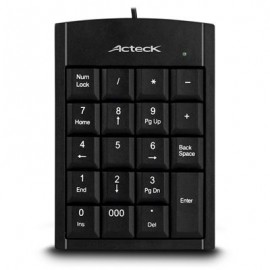 TECLADO NUMERICO ACTECK KN-350 USB NEGRO