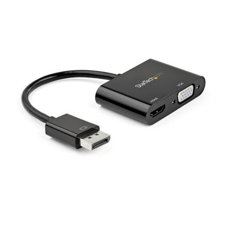CONVERTIDOR STARTECH DP A HDMI O VGA 4K 60HZ PARA MAC § WINDOWS