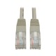 CABLE PATCH TRIPP LITE CAT5E UTP RJ-45 MACHO 3M GRIS N002-010-GY