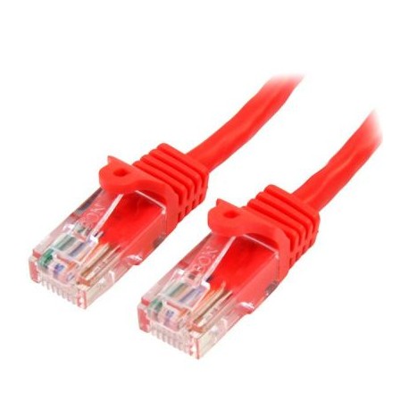 CABLE PATCH STARTECH.COM CAT5 UTP RJ-45 MACHO 50CM ROJO 45PAT50CMRD
