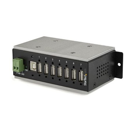 HUB CONCENTRADOR USB 2.0 7 PUERTOS INDUSTRIAL ESD