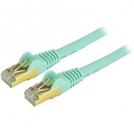 CABLE PATCH STARTECH CAT6A RJ-45 MACHO 10.6M TURQUESA C6ASPAT35AQ