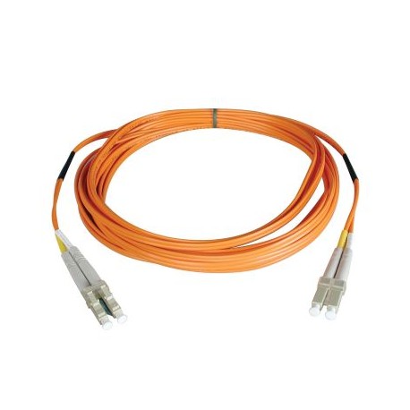 CABLE TRIPP LITE FIBRA OPTICA DUPLEX LC MACHO 15M NARANJA N320-15M