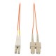 CABLE TRIPP LITE FIBRA OPTICA DUPLEX LC MACHO A SC MACHO 1M N316-01M