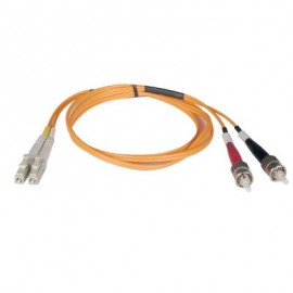 CABLE FIBRA OPTICA TRIPP LITE DUPLEX LC A ST 3M NARANJA N318-03M