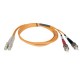 CABLE TRIPP LITE FIBRA OPTICA DUPLEX LC MACHO A ST MACHO2M N318-02M