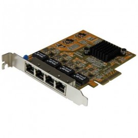 TARJETA DE RED GIGABIT PCIE 4 PUERTOS RJ45 STARTECH ST1000SPEX43