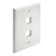 PLACA DE PARED TRIPP LITE 4 PUERTOS RJ-45 BLANCO N042-001-WH