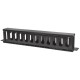 ORGANIZADOR DE CABLE INTELLINET HORIZONTAL RACK 1U PLASTICO 714679