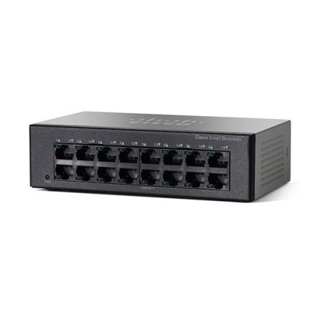 SWITCH CISCO FAST ETHERNET SF110-16 16 PUERTOS 3.2 GBIT/S SF110-16-NA