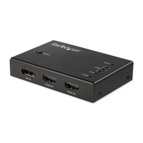 SWITCH HDMI DE 4 PUERTOS 3X HDMI Y 1X DISPLAYPORT 4K 60HZ