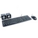 KIT DE TECLADO Y MOUSE CON BOCINAS NACEB NEGRO NA-228