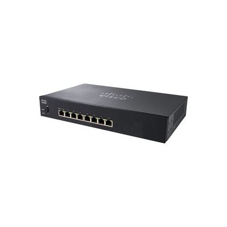 SWITCH CISCO SF350-08-K9-NA 8 PUERTOS 10/100 SWITCH CAPA 3
