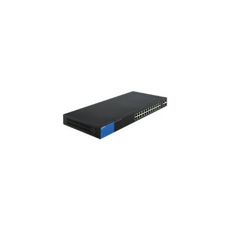 SWITCH LINKSYS METALICO SMART 26 PTOS GIGABIT + SFP LGS326