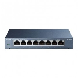 SWITCH DE ESCRITORIO TP LINK DE 8 PUERTOS DE 10/100/1000MBPS TL-SG108