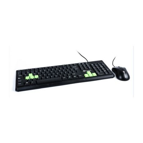 KIT DE TECLADO Y MOUSE NACEB TECHNOLOGY ESTANDAR COLOR NEGRO