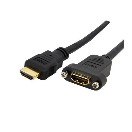 STARTECH.COM CABLE HDMI MACHO-HDMI HEMBRA 91CM NEGRO HDMIPNLFM3