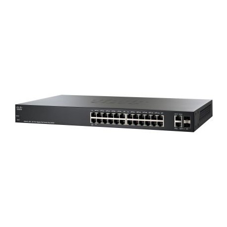 CISCO SWITCH GIGABIT ETHERNET SG220-26P 26 PTOS+2 SFP GESTIONADO