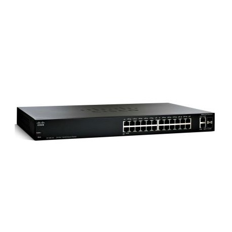 SWITCH CISCO FAST ETHERNET SF220-24 24 PTOS + 2 PTOS SFP 8.8 GBIT/S