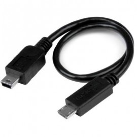 CABLE ADAPTADOR STARTECH.COM USB OTG MICRO USB -MINI USB 20CM