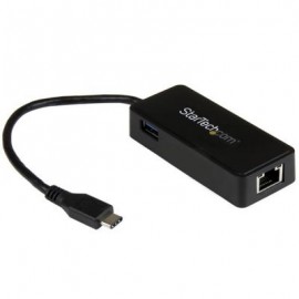 ADAPTADOR DE RED GIGABIT STARTECH.COM USB-C CON PUERTO USB US1GC301AU