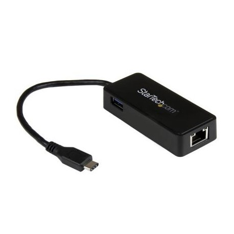 ADAPTADOR DE RED GIGABIT STARTECH.COM USB-C CON PUERTO USB US1GC301AU
