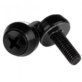 STARTECH PAQ. 100 TORNILLOS P.RACK M5x12mm NEGRO CABSCREWSM5B